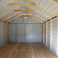 wood floor for your metal shed