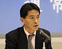 Mr. Masahiko Nagumo, chairman of the general meeting, declaring of the establishment of the meeting. - 060306_01
