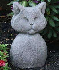 Garden Sculpture Contemporary Cat