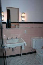 Vintage Pink Bathroom Tile Vintage