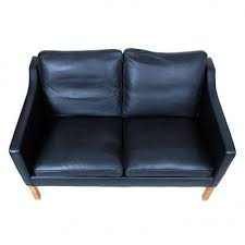 Two Seater 2322 Sofa In Black Bison And