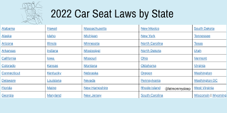 2022 Car Seat Laws Let Mommy Sleep Blog