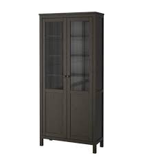 Ikea Hemnes Black Brown Glass Door