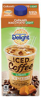 International delight caramel macchiato coffee creamer. International Delight Light Caramel Macchiato Iced Coffee Easy Home Meals