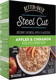 The difference is that one is just a fortunately, you can add other ingredients which will make steel cut oatmeal delicious without making it unhealthy. New Better Oats Steel Cut Apples Cinnamon Post Consumer Brands Canada
