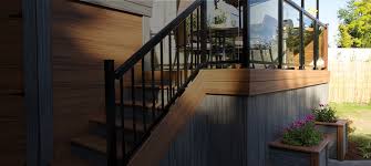 Vertically from the stair nosing. Regal Ideas The Leader In Aluminum Railing Systems