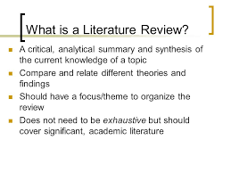 Literature review summary example   Best and Reasonably Priced    