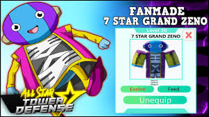 How to get more all star tower defense codes? 7 Star Grand Zeno All Star Tower Defense Fanmade Youtube