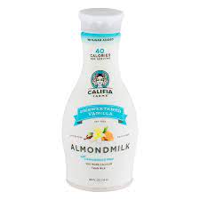 vanilla almond milk unsweetened