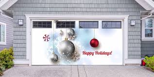 garage door christmas decorations