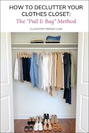 how to declutter your clothes closet