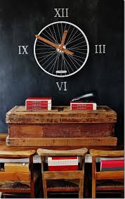 Diy Bicycle Wheel Clock With Yardstick