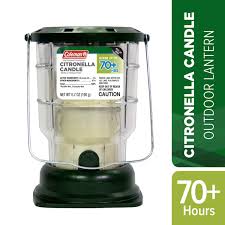 Coleman Citronella Candle Outdoor Lantern 70 Hours 6 7 Ounce Walmart Com