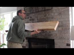 How To Install A Hollow Mantel With