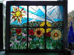 Wildflower Vista Stained Glass Mosaic