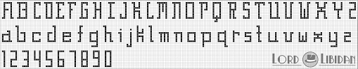 Over 50 Free Cross Stitch Alphabets Fonts Lord Libidan