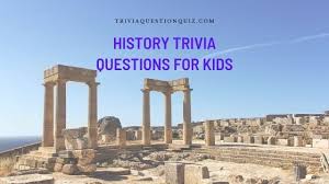 The egyptians depended on the flooding of the nile to grow crops. 50 Mastermind History Trivia Questions For Kids Trivia Qq