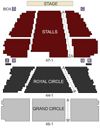 Lyceum Theatre London Seating Chart Stage London