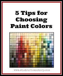 5 Tips On How To Choose Paint Colors