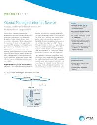 global managed internet service at t