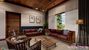 modern living study room interior