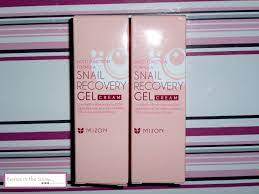 review mizon snail recovery gel cream