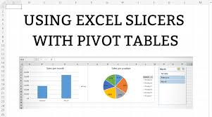 how to use excel slicers with