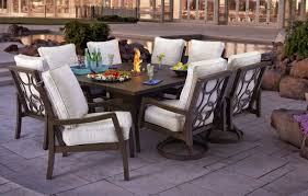 Outdoor Stone Top Square Dining Table 8