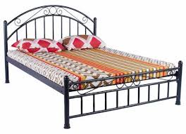 Black Ms Metal Queen Size Bed For