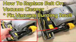 fix vacuum burning smell