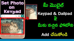 Add photos on keypad in mobile phone ...