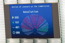 Motion of censure against the Commission rejected by a large majority |  News | European Parliament