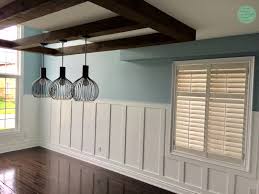 Modern Dining Room Wainscoting