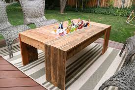 Diy Outdoor Pallet Coffee Table