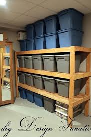 Diy Storage Shelves Basement Storage