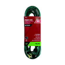 The utility cords stocked in such stores are safe for lamps and electronic equipment, but not air conditioners. Ace Outdoor 15 Foot L Green Extension Cord 16 3 Sjtw Ace Hardware