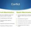 Profit Maximization / Maximization of Shareholder Wealth