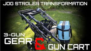 3 gun comp gear and gun cart made from