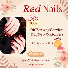red nails best nail salon in canton
