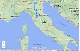 travel from verona to florence map