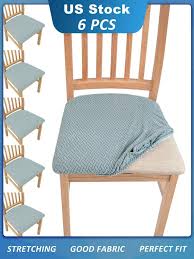 Solid Jacquard Chair Covers