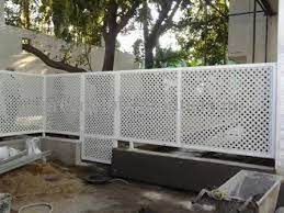 Pvc Lattice Fence For Fencing 5 Mm