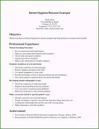 Dental Assistant Resume Objective Original Example Research