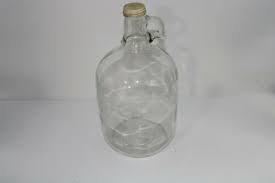 Vintage One Gallon Glass Jug 12 With
