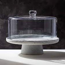 Swirl Modern Porcelain Cake Stand With