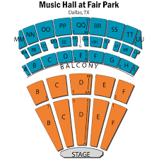 8 Music Hall At Fair Park Stage U Lower Level Seating