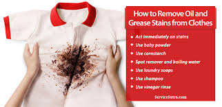 how to remove oil and grease stains