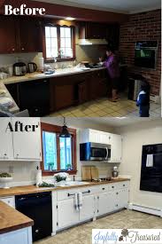 A few months ago i shared the plans of my friend's kitchen makeover on a budget. Our Diy Kitchen Remodel Before And After Tackling A Farmhouse Kitchen Makeover On A Budget Part 1 Joyfully Treasured