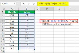 greater than or equal to in excel how