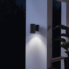 1 Light Black Outdoor Light Wall Sconce